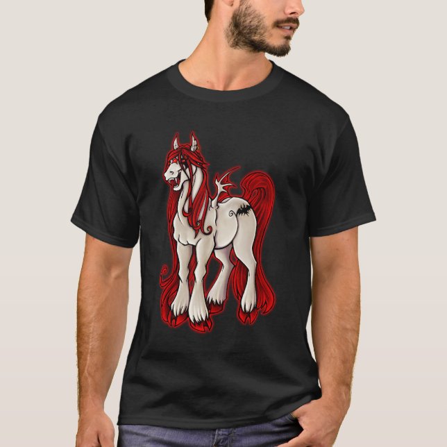 Camiseta Pônei do Poseur do vampiro (Frente)