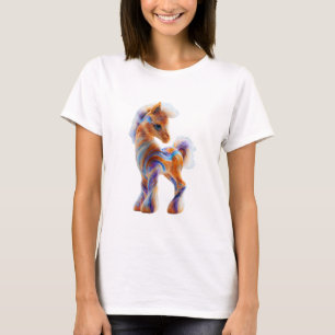 Camiseta Pônei Fantasia Redemoinho Pastel Caprichoso Mulher