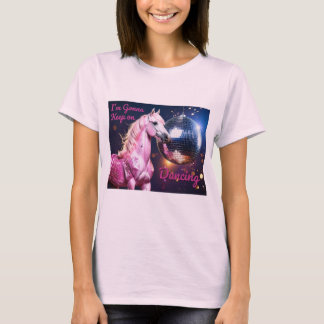 Camiseta Pônei Rosa em uma Boate