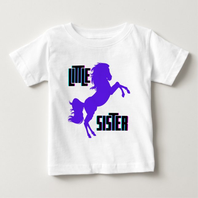 Camiseta Pônei Roxo Irmãzinha (Frente)
