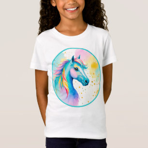 Camiseta Pôneo Espírito Colorido 10 Crianças