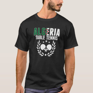 Camiseta Pong Argelino Tênis de Mesa da Argélia Suportado