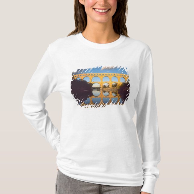 Camiseta Pont du Gard, Rio Gardon, Gard, Languedoc, (Frente)