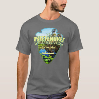 Camiseta ponta de flecha do Okefenokee Wilderness