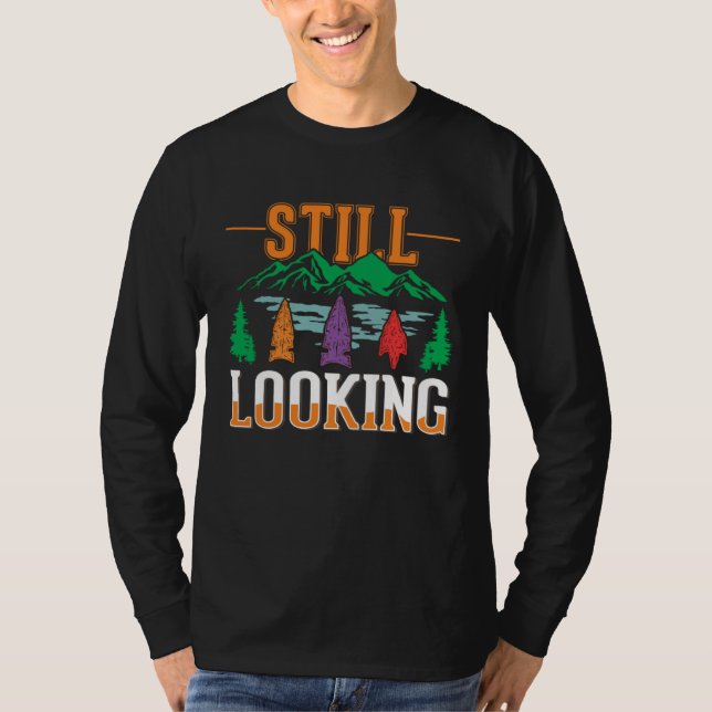 Camiseta Ponta de Seta Ainda Procurando Caça à Ponta de Set (Frente)
