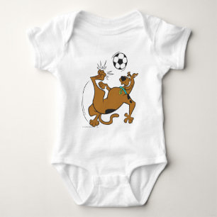 Camiseta Pontapé aéreo do futebol de Scooby-Doo