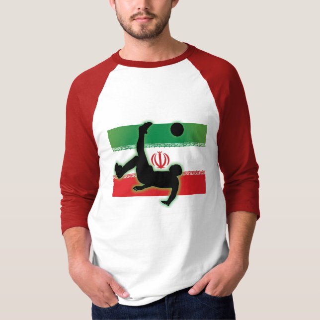 Camiseta Pontapé de bicicleta de Irã (Frente)