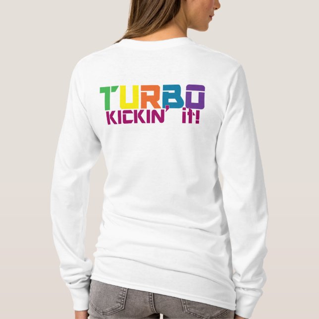 Camiseta Pontapé de Turbo - instrutor (Verso)