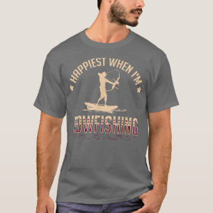 Camiseta Pontas do Arco de pesca de boliche Setas do arco-í