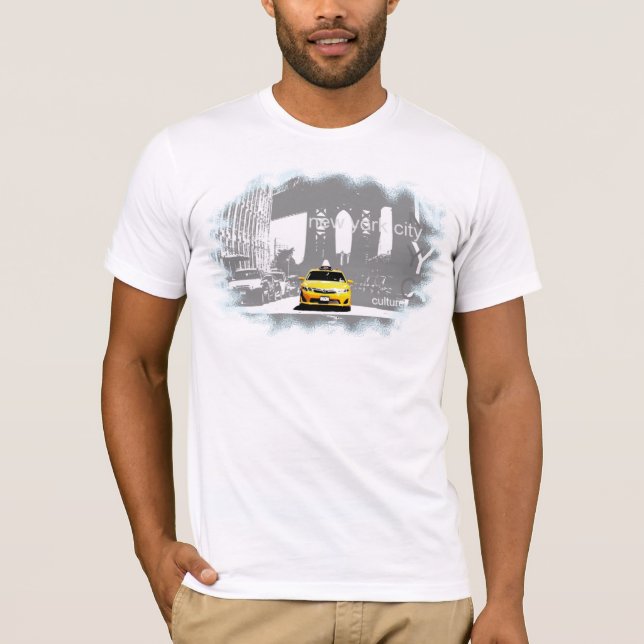 Camiseta Ponte Brooklyn Yellow Taxi Nova Iorque Nyc (Frente)
