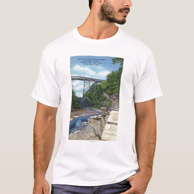 Camiseta Ponte central de NY RR, a escada de Jacob (Frente)