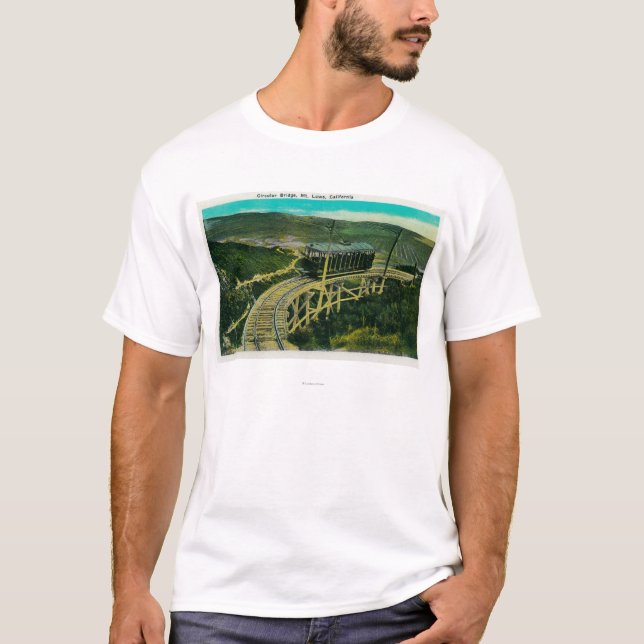Camiseta Ponte circular, Mt. LoweMt. Lowe, CA (Frente)