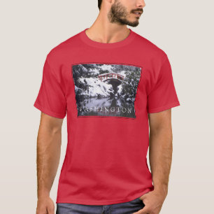 Camiseta Ponte da Lua e Lagoa no Inverno Seattle, Washing