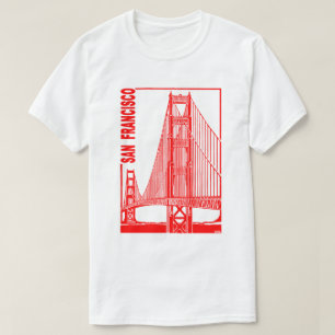 Camiseta Ponte da porta do Francisco-Ouro de San