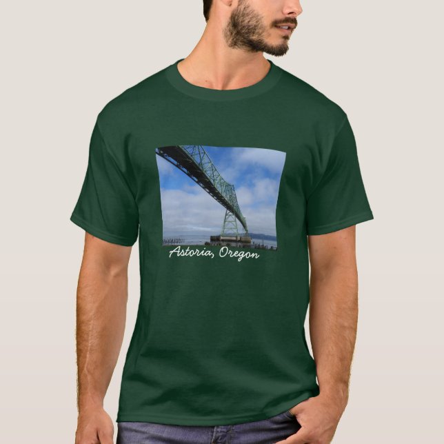 Camiseta Ponte de Astoria-Megler, Oregon (Frente)