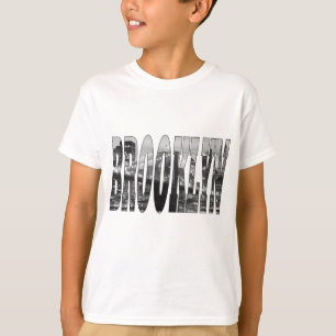 Camiseta Ponte de Brooklyn e skyline de Manhattan na noite