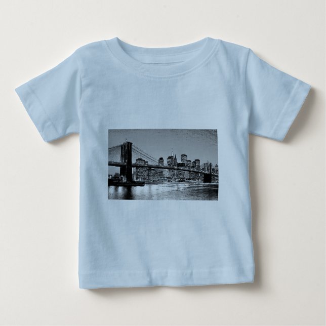 Camiseta Ponte de Brooklyn Nova York (Frente)