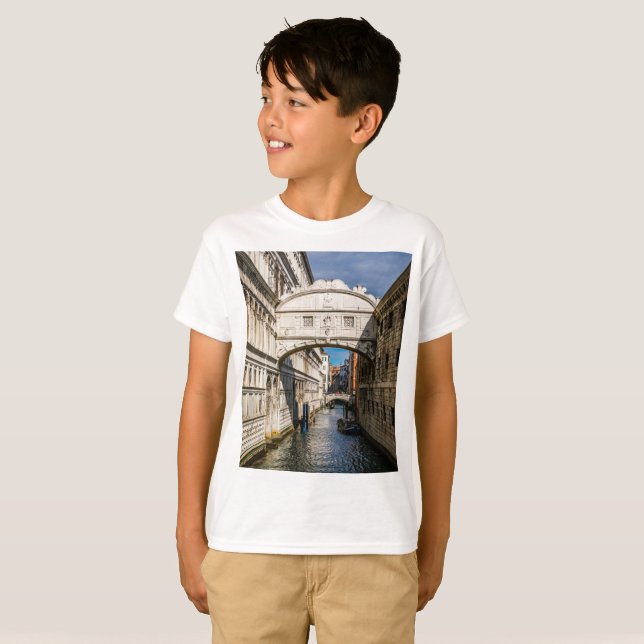Camiseta Ponte de Luz, Veneza, Itália (Frente Completa)