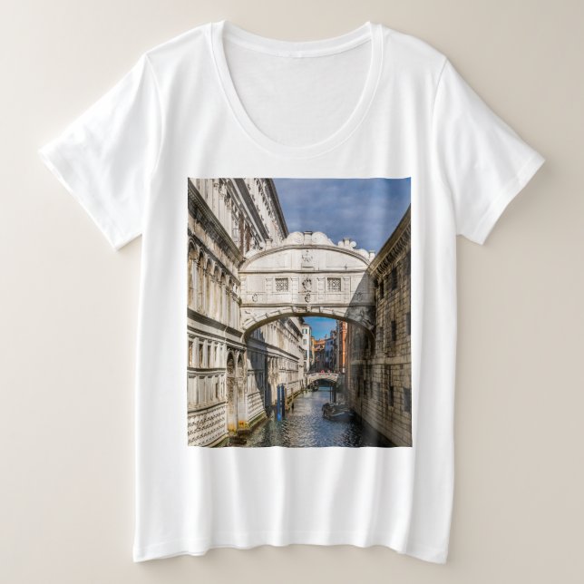 Camiseta Ponte de Luz, Veneza, Itália (Frente do Design)