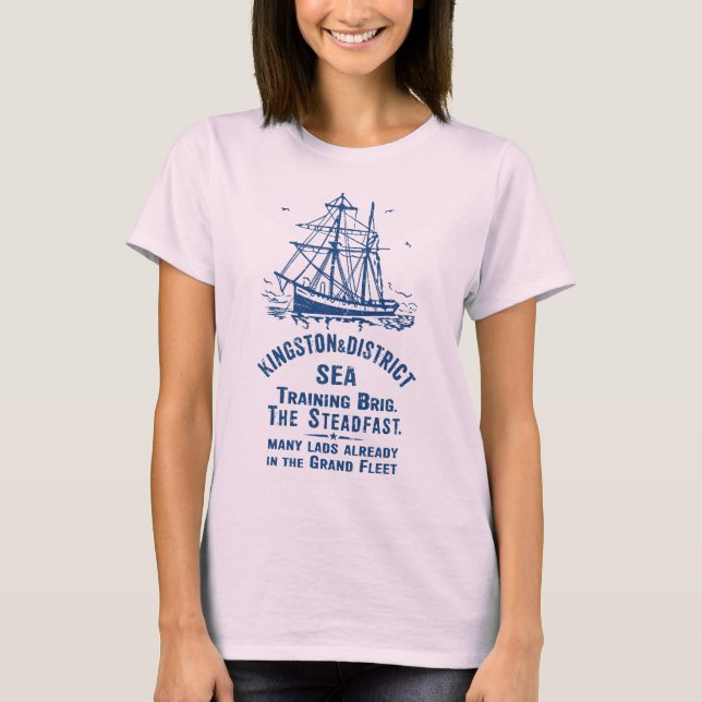Camiseta Ponte de Treinamento marítimo do Distrito de Kings (Frente)