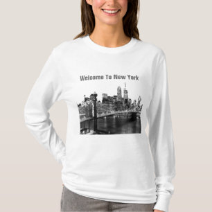 Camiseta Ponte do Brooklyn em Nova Iorque