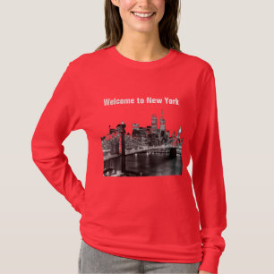 Camiseta Ponte do Brooklyn em Nova Iorque