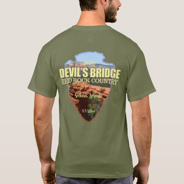 Camiseta Ponte do Diabo (ponta de flecha) (Verso)