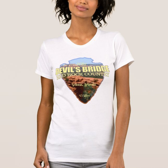 Camiseta Ponte do Diabo (ponta de flecha) (Frente)