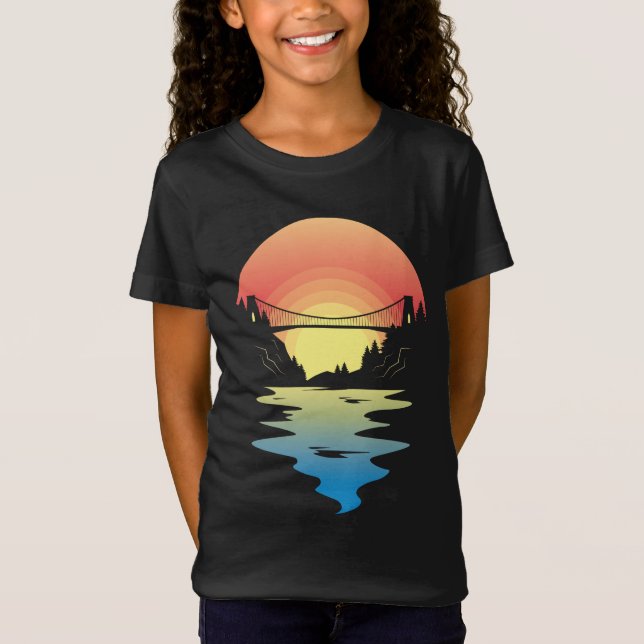 Camiseta Ponte do Pôr do Sol (Frente)