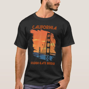 Camiseta Ponte do Portão do ouro na Califórnia São Francisc