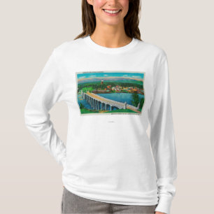 Camiseta Ponte do rio de Siuslaw em Florença, Oregon