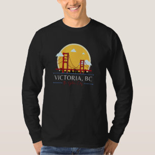Camiseta Ponte Golden Gate Victoria BC Humor de Geografia R