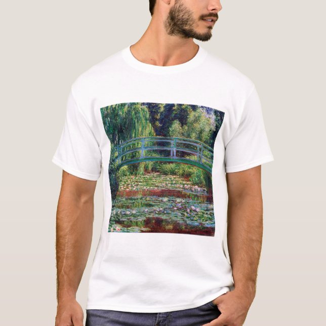 Camiseta Ponte Japonesa (Water-Lily Pond), Monet (Frente)