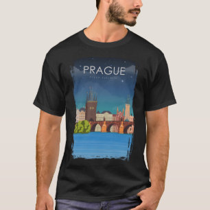 Camiseta Ponte mínima de Praga na República Checa