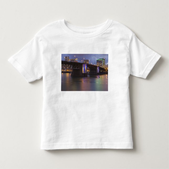 Camiseta Ponte Morrison sobre o rio Willamette (Frente)