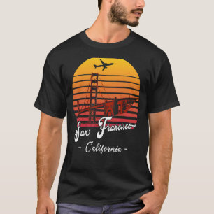 Camiseta Ponte Ouro do Portão da Califórnia em São Francisc