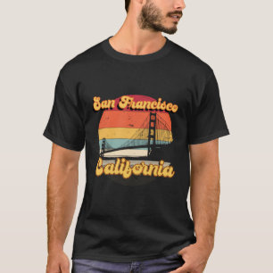 Camiseta Ponte Ouro do Portão da Califórnia em São Francisc