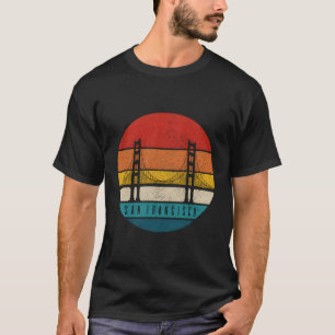 Camiseta Ponte Ouro do Portão da Califórnia em São Francisc