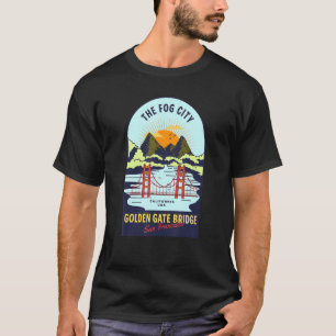 Camiseta Ponte Ouro Portão da Califórnia em São Francisco