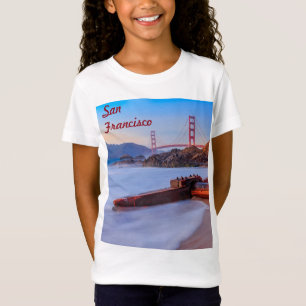 Camiseta Ponte ouro-Portão em São Francisco, Baker Beach