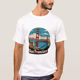 Camiseta Ponte ouro Portão San Francisco