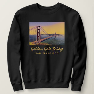 Camiseta Ponte ouro Portão San Francisco Vintage Pintura