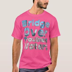 Camiseta Ponte sobre a água acidentada