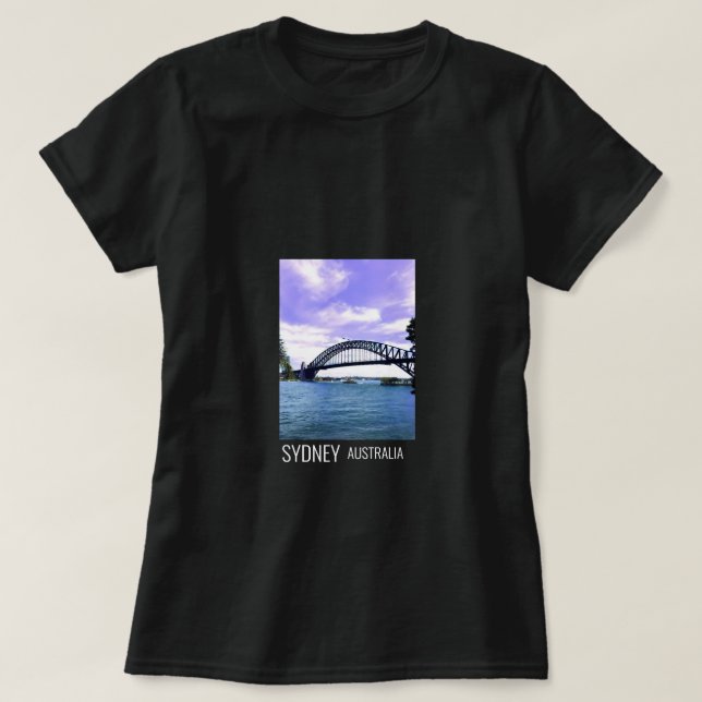 Camiseta Ponte Sydney Ferry Harbor (Frente do Design)