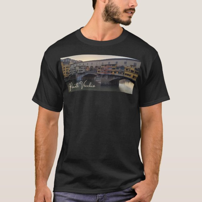 Camiseta Ponte Vecchio, Florença, Itália (Frente)