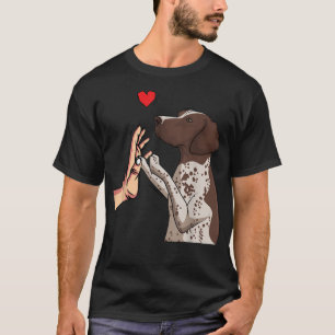 Camiseta Ponteiro Alemão Curto Ama Cachorro de Pequim Cacho
