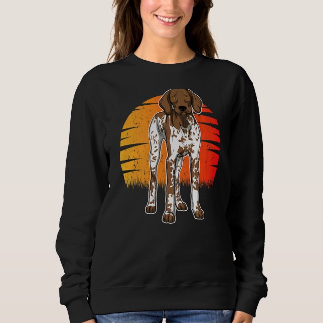 Camiseta Ponteiro Alemão Curto Gsp Sunset (Frente)