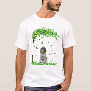 Camiseta Ponteiro Alemão De Baixo Curso Verde Irlandês Cl
