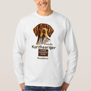 Camiseta Ponteiro alemão Shorthired Kurzhaar