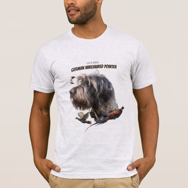Camiseta Ponteiro alemão Wirehaired (Frente)